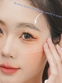 Gói 1/2 (100/200 miếng) Mặt nạ mắt siêu mỏng dùng một lần, miếng bông trang điểm dạng ướt - Nhiều màu - Xem 5
