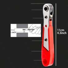 1pc Multifunctional 36-Tooth Mini Ratchet Screwdriver Tool Set With 10pcs Tool Kit, Suitable For Narrow Space Repair Operations - Manual Operation, Ideal For Home Furniture Repair, Garden, Vehicle Disassembly And Repair Tools! - Ratchet Wrench Set - View 3