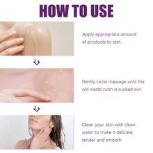 Gel Exfoliante Corporal - Lavanda, Suaviza y Limpia la Piel, para Acné en la Espalda, Elimina Células Muertas, Mejora la Piel Opaca, Toalla Exfoliante - 1 - Ver 7