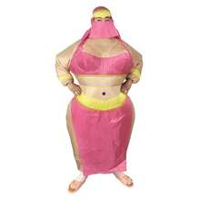 Adult Sultan Prince And Princess Inflatable Costumes Middle Eastern Comedy Party Role Playing Props Palace Style Banquet Stage Performance Costumes - Multicolor - View 10