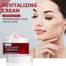 Atenúa las líneas finas, hidrata, tensa, ilumina la piel, crema facial antiarrugas y antienvejecimiento con retinol. - 1 - Ver 2