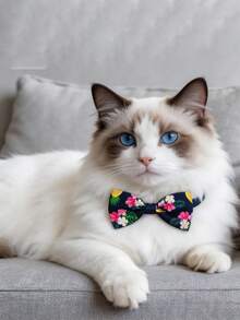 8/14pcs Summer Fruit Pattern Bow Tie, Adjustable Bowties Decoration For Small/Medium Cats & Dogs, Suitable For Party, Birthday, Pet Grooming, Mixed Styles - Multicolor - View 7