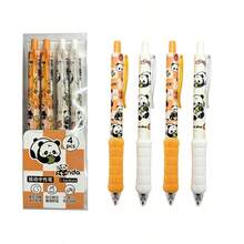 可愛卡通熊貓與水豚彩色原子筆、凝膠筆、學生簽名筆，生日與派對禮物、教室獎勵，適用於學校與辦公室使用，返校必備文具辦公用品 - 彩色 - 查看 11
