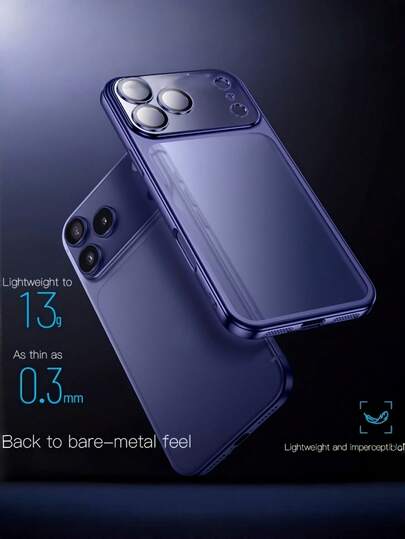 这款奢华新款超薄磨砂亲肤手机壳适用于 17 Pro Max、16 Pro、15、14 Plus、13、12 和 11，采用时尚奢华的商务设计。这款优质保护壳提供全方位镜头保护，并具有防震功能。