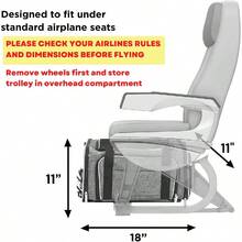Trasportino Premium Espandibile per Animali Domestici con Ruote, Approvato dalle Compagnie Aeree - Trasportino Espandibile su Due Lati - Progettato per Cani e Gatti - Trasportino Extra Spazioso con Rivestimento Morbido! Grigio - nero - Visualizzare 5