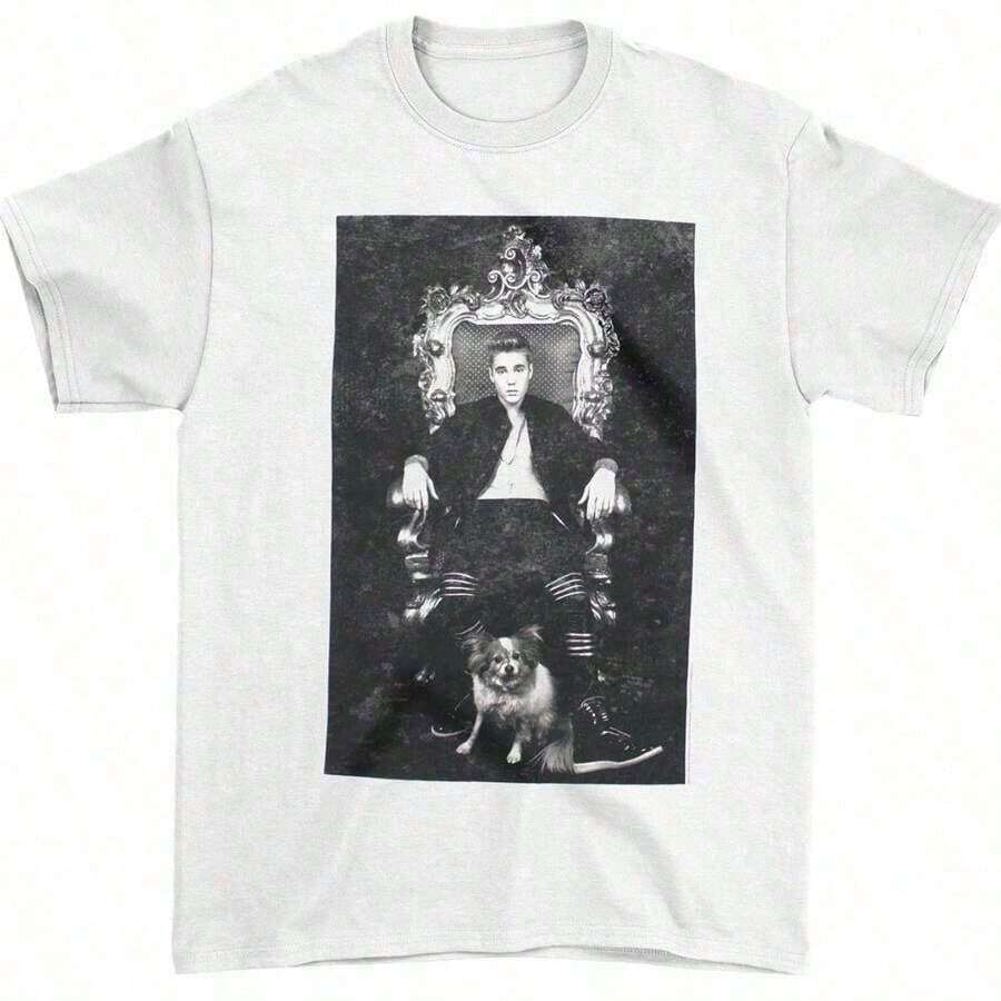 Conjuntos de Verano para Mujer, Camiseta Blanca con Estampado de  Usando un Gorro y Botas de Nieve, Camisetas de JB , Conjuntos de Verano para Mujer, Tops de Verano - Blanco 12 - Ver 1
