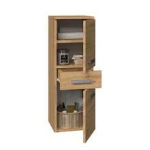Multifunctional Home Style Bathroom Storage Cabinet With Drawer & 2 Doors, Ultra Slim Narrow Organizer For Small Spaces, Finished In Brown / Matte White / High Gloss White, Ideal For Bathroom, Bedroom, Kitchen, Towels - Multicolor - View 14