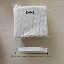 200入一次性掃帚套 | 家用除塵必備套件 - 靜電吸附毛髮與灰塵 - 彈性可拉伸不變形 - 非聚酯纖維布料，免水洗，省時清潔，適用於汽車、電子設備與牆面 - 適合各種尺寸家用掃帚 - A - 查看 8
