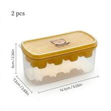 1/2/3pcs 8 Grids Plastic Ice Mold With Lid, Reusable Fruit & Beverage Ice Tray, Beer Refrigeration Tool, Suitable For Refrigerator Ice Maker In Kitchen, Restaurant,Bar - View 17