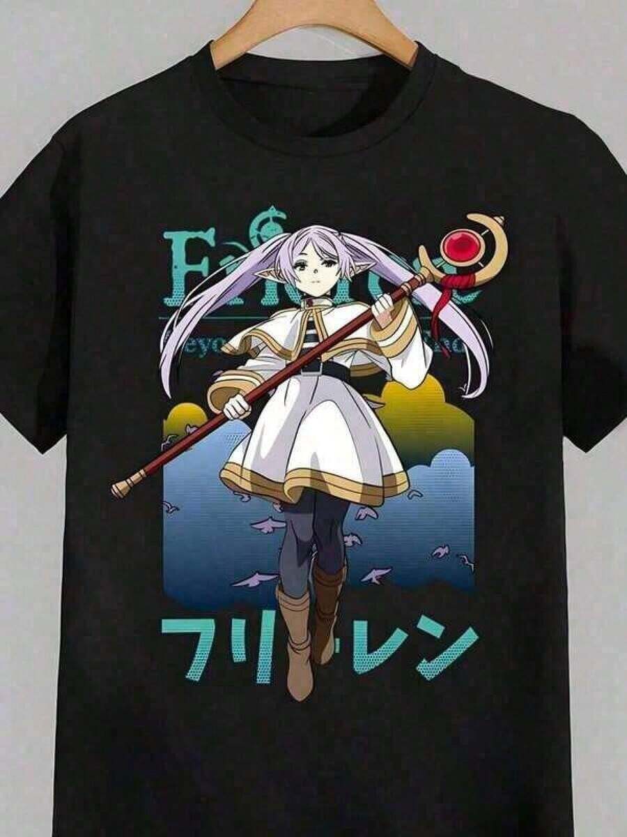 Young Boys/Girls Print T-Shirt, Black Soft Cotton Children's T-Shirt Camisetas de algodón de nuevo estilo 2026 con diseños de anime japonés para niñas y niños, relacionadas con productos de anime japonés. Camisetas Juvenilesás Vendidas--Un Artículo Imprescindible Para Otoño Camiseta Anime Camiseta Anime Slayer Camiseta Anime Demonio Sudadera Gráfica Anime Camiseta Anime Regalo Camiseta Unisex Sudadera Anime Sudadera Demonio Camisetas Infantiles, Camisetas Deportivas, Camisetas de Halloween, Un artículo imprescindible para fanáticos del anime japonés, el regalo de cumpleaños perfecto para amantes del anime. Ropa Casual de Verano, Moda Infantil, Diseño Juguetón para Niños, Ropa Cómoda para Niños - Negro - Ver 1