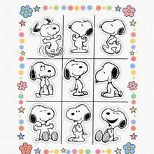 Paquete de pegatinas de Snoopy de Peanuts, pegatinas de caja de dibujos animados lindas, múltiples pegatinas con temática de Snoopy, pegatinas para cuadernos, portátiles, botellas de agua con estilo estético, pegatinas de planificador con estilo dopamina, pegatinas de personajes adorables de Peanuts, pegatinas de PVC removibles adecuadas para DIY, equipaje, decoración de estuches de teléfono, pegatinas de diario creativas, pegatinas lindas esenciales, pegatinas decorativas de uso múltiple, decoración de cuadernos de planificador, pegatinas para bicicletas y monopatines, pegatinas de dibujos animados impermeables, pegatinas de manualidades DIY - Multicolor - Ver 7