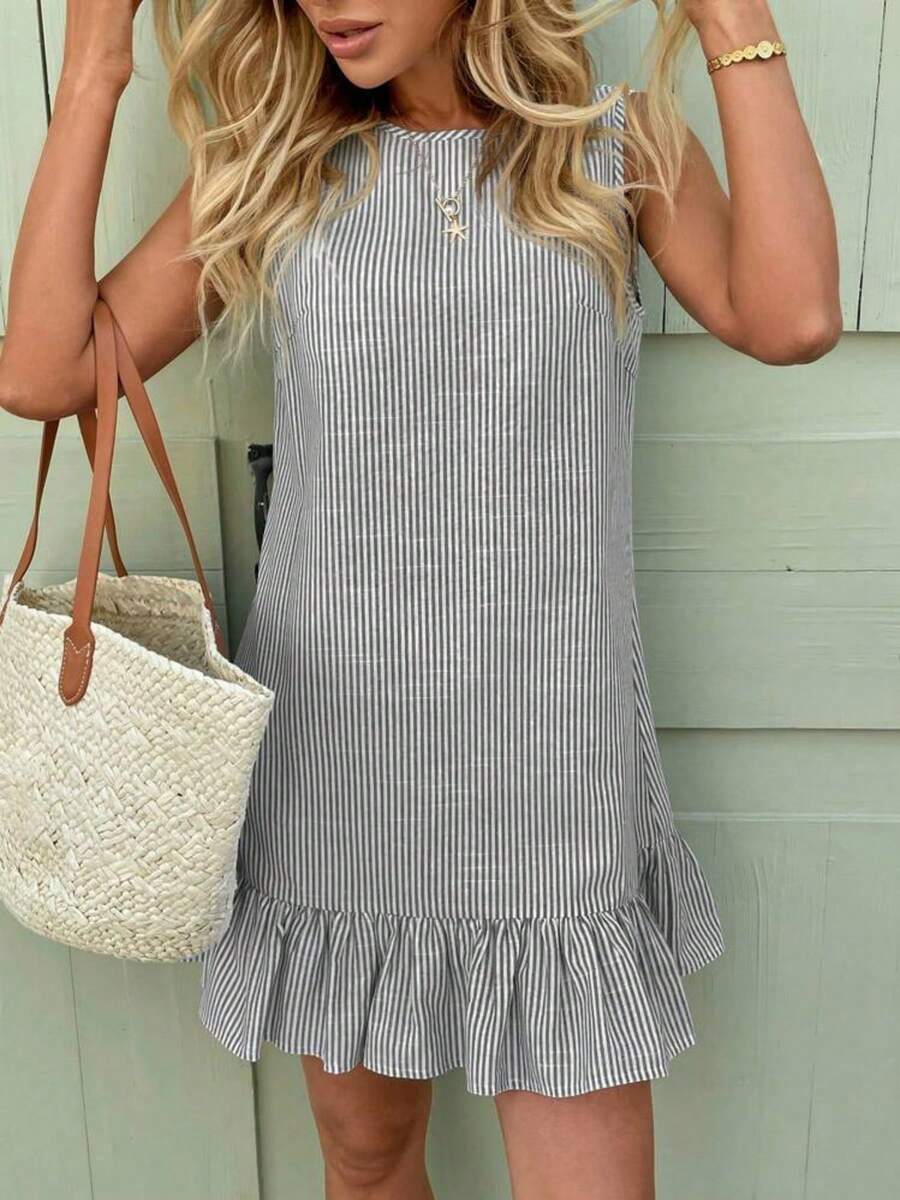 Women Midi Dresses - Black - View 1