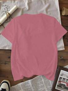 Women T-Shirts - Reddish-brown - View 2