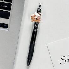 Bút bi bấm cao cấp KT của Sanrio Family, mực đen 0.5mm, khô nhanh, thích hợp cho học sinh và thi cử. - Bộ - Xem 6