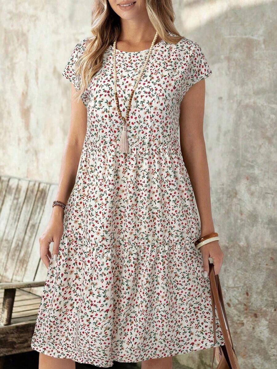 Vestidos de verano para mujer, vestidos vintage para mujer, vestidos de verano para mujer, vestidos de verano para mujer, vestidos midi para mujer - Multicolor 3 - Ver 1