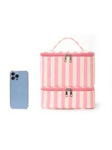 2026 Large Capacity Multifunctional Portable PU Leather Cosmetic Bag, Makeup Bag, Toiletry Bag, Makeup Organizer, Makeup Case, Manicure Supplies - 多色 2 - 查看 4