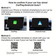 二合一无线 CarPlay 和 Android Auto 适配器，有线转无线 CarPlay 转换器，5.4GHz WiFi 智能语音控制 USB 即插即用车载无线转换器，自动连接，兼容 和安卓车载信息娱乐系统的 Type-C 接口 - TAB0A - 查看 4