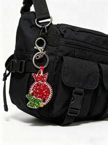 Fruit Summer Beach Vacation Style Bag Charm, Fashionable Cute Versatile Rhinestone Bag Pendant - Multicolor - View 3