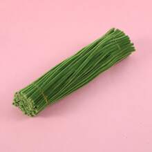 100 piezas de tallos de chenilla multicolor de 30 cm, limpiapipas para manualidades del Día de San Patricio, flores, etc. Incluye tallos de 40 cm y vendas de 30 tamaños para elegir. [Nota: El color del macaron es aleatorio] - Limpiapipas, 100 unidades por paquete - Ver 10
