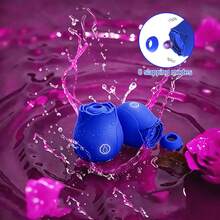 RUIJU Rose Sucking Vibrator For Women - Rechargeable Clitoral Stimulator With 8 Suction Modes, Ergonomic Design, Battery-Powered Adult Toy For Couples, Pleasure & Discreet Use, Vibrator For Women, Intimate Pleasure, Sleek Design, Durable Construction - 多款式 - 查看 10