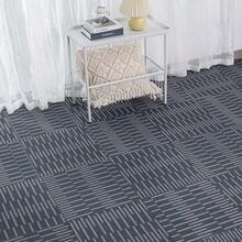 20pcs Peel And Stick Carpet Tiles - 30x30cm, Non-Slip Polyester Floor Puzzle, Suitable For Office, Bedroom And Home Decor - Easy Installation, Durable, Machine Washable - Multicolor - View 8