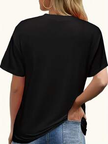 Kvinnor T-shirts - Svart - Visa 3