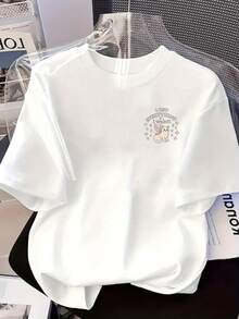 Camiseta de Mujer% Algodón - Camiseta con Gráfico de Gato y Hada - ¡Obtengo Todo Lo Que Quiero! Camisetaágica con Estrellas Pastel, Suave para Uso Diario para Amantes de Mascotas - Camiseta de Verano Lavable aáquina, Camiseta para Gatos, Ropa Casual, Estilo Caprichoso, Material Cómodo, Ligera, Transpirable, Éxito de  de Verano - Blanco - Ver 8