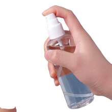 5pcs/4pcs Travel Refillable Transparent Reusable Fine Mist Spray Bottles, Portable Cosmetic Sample Liquid Containers, Plastic Mini Spray Bottles For Disinfection, Travel, Face Makeup, Hydration, Refillable Perfume Bottles, Transparent PET Plastic Mini Sprayers, Portable Travel Makeup Accessories - White - View 7