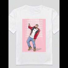 T SHIRT DRAKE OVO RAPPER MUSIC HIP HOP R&B VINTAGE TEE ARTIST - Negro - Ver 8