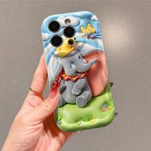 Funda de teléfono de Minnie Mouse de Disney, diseño oficial de personaje de Minnie Mouse de Disney, funda protectora con Minnie de peluche de cerca con lazo rojo. Compatible con iPhone 17, 16, 15, 14, 13, 12, 11 Pro Series, con un primer plano del rostro de estilo de peluche de Minnie con su icónico lazo rojo sobre un fondo rojo vibrante, perfecto para fans de Disney y amantes de Minnie para mostrar a su personaje favorito, ideal para cumpleaños, fiestas, aniversarios, regalos de graduación o cualquier ocasión especial para sorprender a familiares, amigos, compañeros de clase y seres queridos. - Blanco - Ver 2