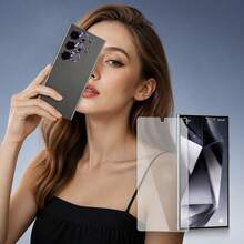 Kính cường lực 9H kèm vòng bảo vệ ống kính kim loại cho Galaxy S26 S26Plus S26Utra S25 S25Plus S25Utra S24 S24Plus S24Utra S25FE A17 A37 A57 A16 A26 A36 A56. - Màu tím - Xem 6