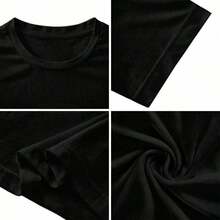 1 pieza Camiseta de manga corta Taz de los New York  de los 90s HN1244210g 100% algodón, los diseños están impresos. Unisexo. - Negro - Ver 4