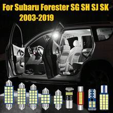 For Subaru Forester SG SH SJ SK 2003-2007 2008 2009 2010 2011 2012 2013 2014 2015 2016 2017 2018 2019 Car LED Lights Accessories - Rosa - Ver 2