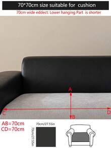 1 chiếc vỏ đệm sofa bằng vải chenille mềm mại, thoải mái, kiểu dáng hiện đại tối giản, chống trượt, dùng được quanh năm, chống bụi và dễ vệ sinh, mềm mại và không phai màu, thân thiện với thú cưng, phù hợp cho phòng ngủ, văn phòng, phòng khách, sofa hình chữ L và sofa 1/2/3/4 chỗ ngồi. - Màu Xám nhạt - Xem 13