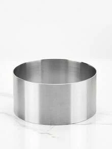Brodark Khuôn bánh tròn mini bằng thép không gỉ, khuôn cắt bánh liền mạch - Khuôn làm bánh tráng miệng cho bánh phô mai, bánh mousse, bánh tart, bánh pie, giúp tạo ra những lát bánh phô mai hoàn hảo. - Xem 4
