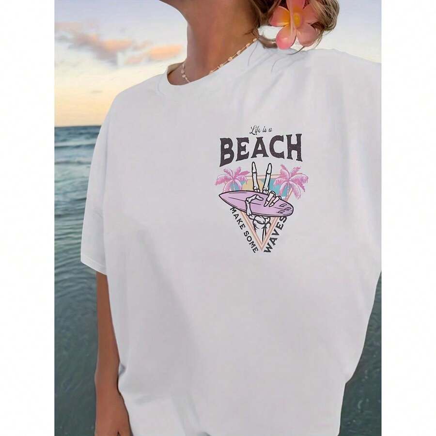 Women T-Shirts - White - View 1
