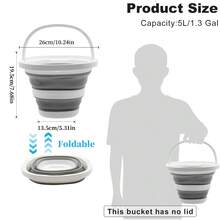 1pc Folding Bucket ,Water Scoop, Portable Collapsible Laundry Bucket, Space-Saving Foldable Water Bucket, Lightweight & Durable, Multifunctional For Fishing, Camping, Gardening, Car Washing, Travel, Home Cleaning & Bathroom Storage - Multicolor - View 13