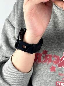 青少年男女夏季镂空硅胶表带,时尚透气替换表带,18mm、20mm、22mm通用尺寸,兼容三星Galaxy Watch 8/6/5/4/4 Classic/Active 2、华为GT Watch Fit 3/4/4 Pro、智能手表,40mm、42mm、43mm、44mm、46mm、47mm - 彩色 - 查看 10