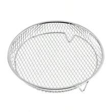 1/3pcs Stainless Steel Air Fryer Rack, Multi-Functional Baking Tray, Stackable Multi-Layer 304 Stainless Steel Silver Multipurpose Dehydrator Rack, Suitable For Air Fryer, Oven, Microwave, Steamer, Reusable - Grilling Net - View 13