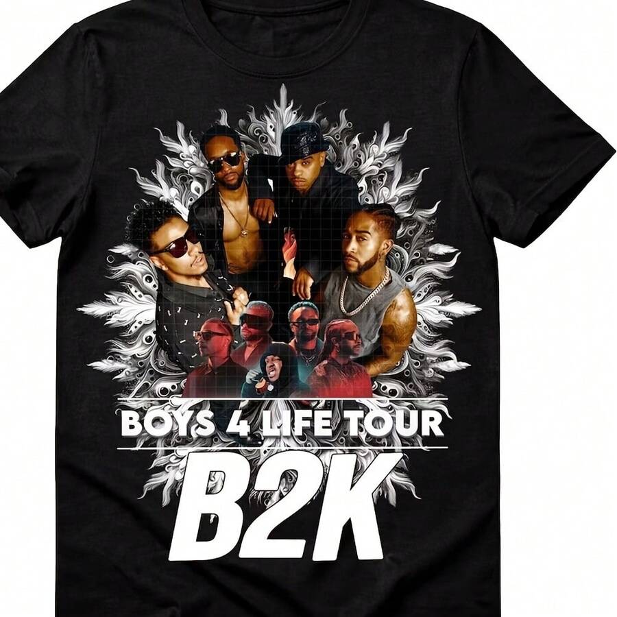 B2k Bow Wow TourT-Shirt, - 黑色 - 查看 1
