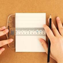 7.6inch Precision T-Square Ruler Transparent, Typography Layout Measuring Tool With Dual Scale, Perfect For Drawing, Drafting, Calligraphy & DIY Projects - One Size Fits All - View 3