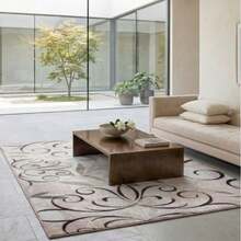 Casa Laura Enxovais Soft Flannel Rug In Modern Prints 2.00 X 1.50 - Various Colors - BEIGE FLORADO - Ver 4