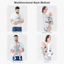3-In-1 Baby Carrier, From Newborn To Toddler. Ergonomic (7.5-45 Lbs) - 偽裝 - 查看 3