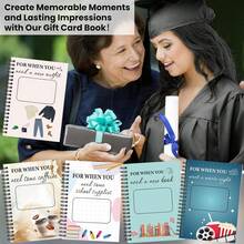 1本大学毕业生存纪念礼品卡册，7 x 5英寸螺旋装订卡片相册，适合作为毕业礼物、学生毕业派对用品、2026年大学必备学习用品 - 均碼 - 查看 10