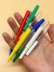 4/5pcs Compact Multi-Color Seam Rippers, Mini Sharp Thread Unpicking Tools, User-Friendly Sewing Seam Ripper Set, Suitable For On-The-Go Mending, Embroidery Fine-Tuning, Quilting And Student Dorm Use - Thread Remover - View 4