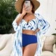 Azul y blanco