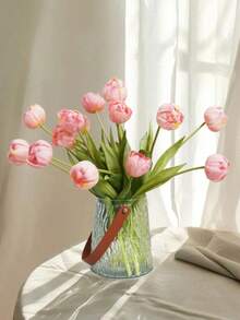 3 cành hoa tulip nhân tạo chất lượng cao, thích hợp cho khách sạn, văn phòng, nhà ở, bó hoa cưới, bàn ăn, trang trí lễ Phục sinh. Do sự khác biệt về ánh sáng và thiết bị chụp ảnh, màu sắc sản phẩm có thể có một số sai lệch. Vui lòng tham khảo sản phẩm thực tế nhận được. - nhiều màu - Xem 3