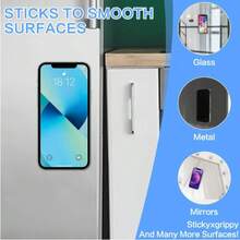 4pcs Silicone Phone Grip Handle, Anti-Slip Silicone Phone Stand, Suitable For Selfie And Video, Multifunctional Phone Accessories, Fit All Models - Multicolor - View 6