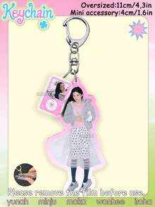 Llaveros ILL-IT, Wonhee, Moka, Minju, Iroha, Yunah, Productos de merchandising de fans, Llavero ILL-IT, Decoración de escritorio, Coleccionables, Decoración de sala de estar, Colgante de bolso, Decoración colgante de coche, Adorno de escritorio, Regalo de cumpleaños, Recuerdos de fiesta - 1PC - Ver 5