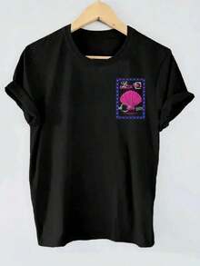 Women T-Shirts - Black - View 6